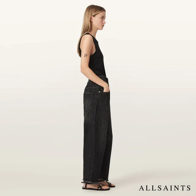 【ALLSAINTS】TAYLOR 純棉高腰繭型牛仔褲 W100ED(寬褲版型)