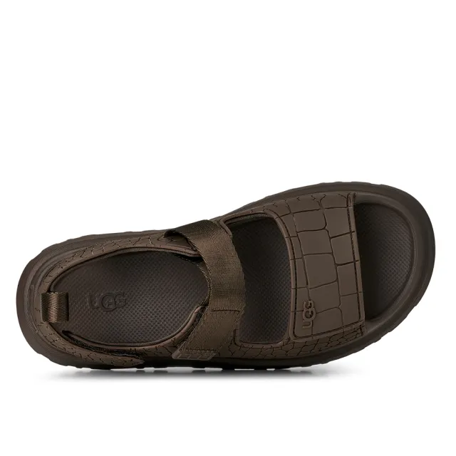 【UGG】涼鞋女鞋 厚底涼鞋 防水涼鞋 GoldenGlow Embossed 深灰綠 UG1175311DNSS