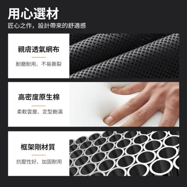 【小不記】人體工學椅/可折疊扶手/透氣透濕/附頭枕(辦公椅 電腦椅 電競椅 升降椅 學習椅 旋轉椅 會議椅)