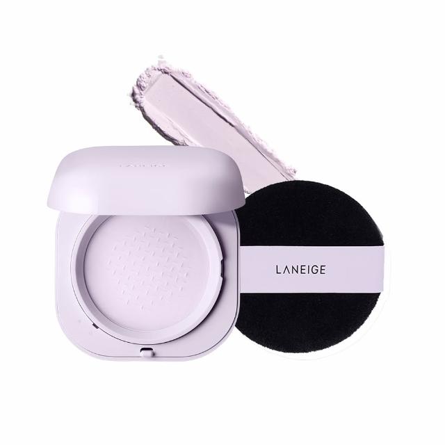 【LANEIGE 蘭芝】官方直營 柔霧校色持妝氣墊蜜粉 7g(蘭芝 紫霧蜜粉 紫蜜粉 定妝蜜粉 氣墊粉餅 NEO氣墊)