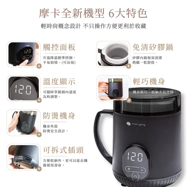 【MINI YANG】私密肌熱蠟除毛超值組+頂級保養4件組(居家除毛 簡單、輕鬆、超方便)