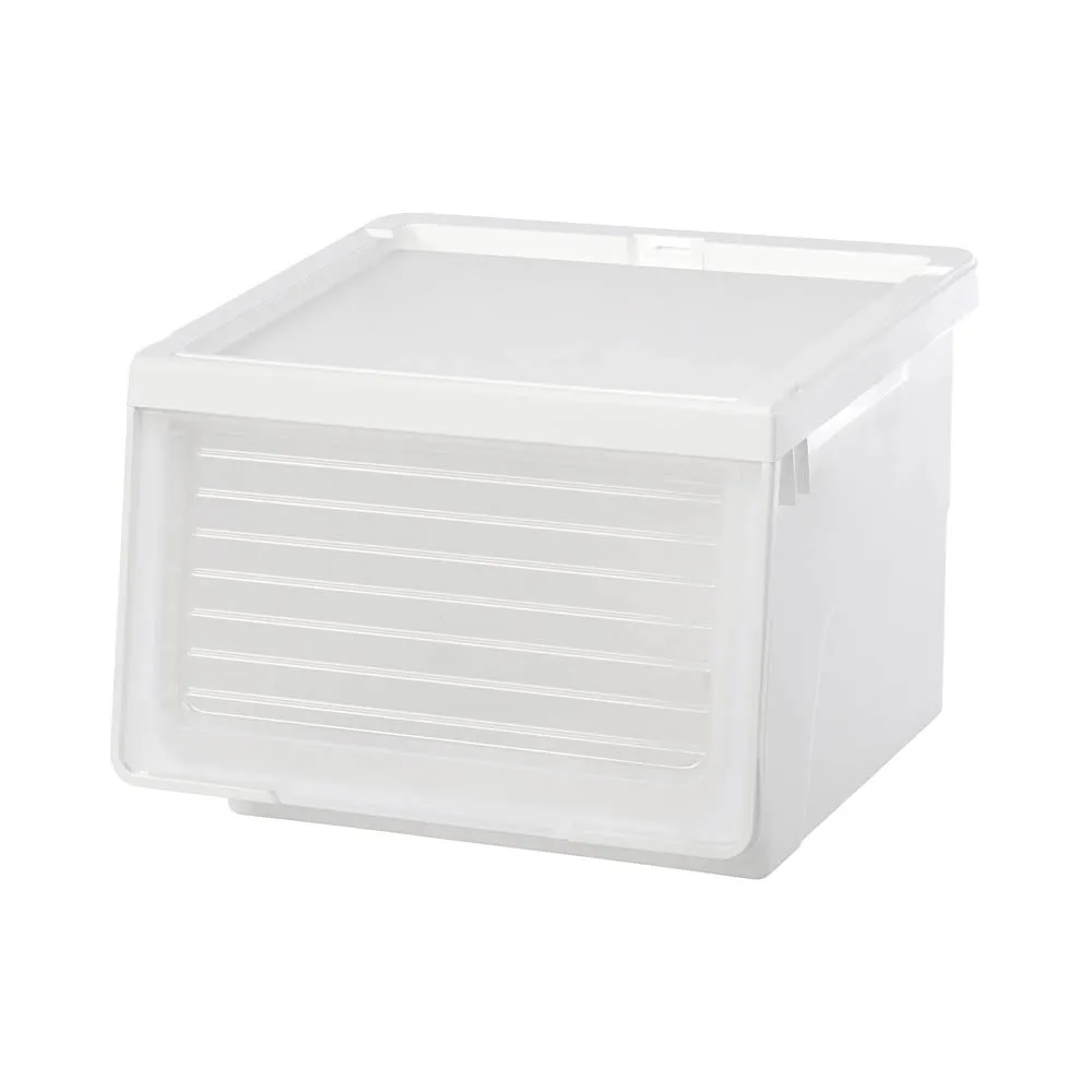 【KEYWAY 聯府】面寬45-派特西直取式整理箱46L-2入(透明前蓋 整理箱 MIT台灣製造)