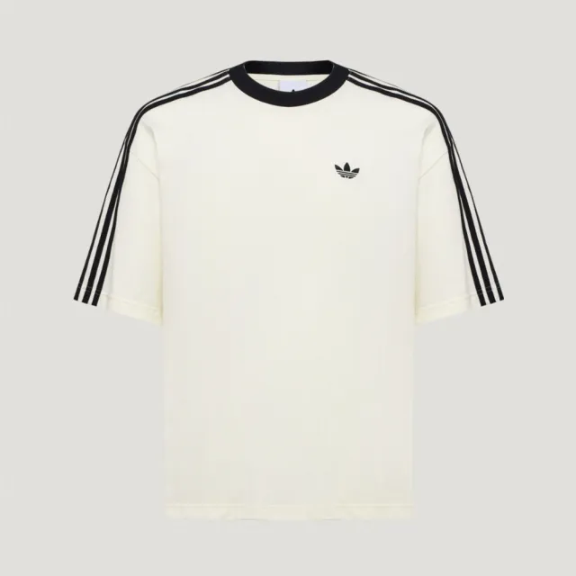 【adidas 愛迪達】Ovsz Tee U 男 T恤 運動上衣 休閒短袖 純棉 白(KT7777)
