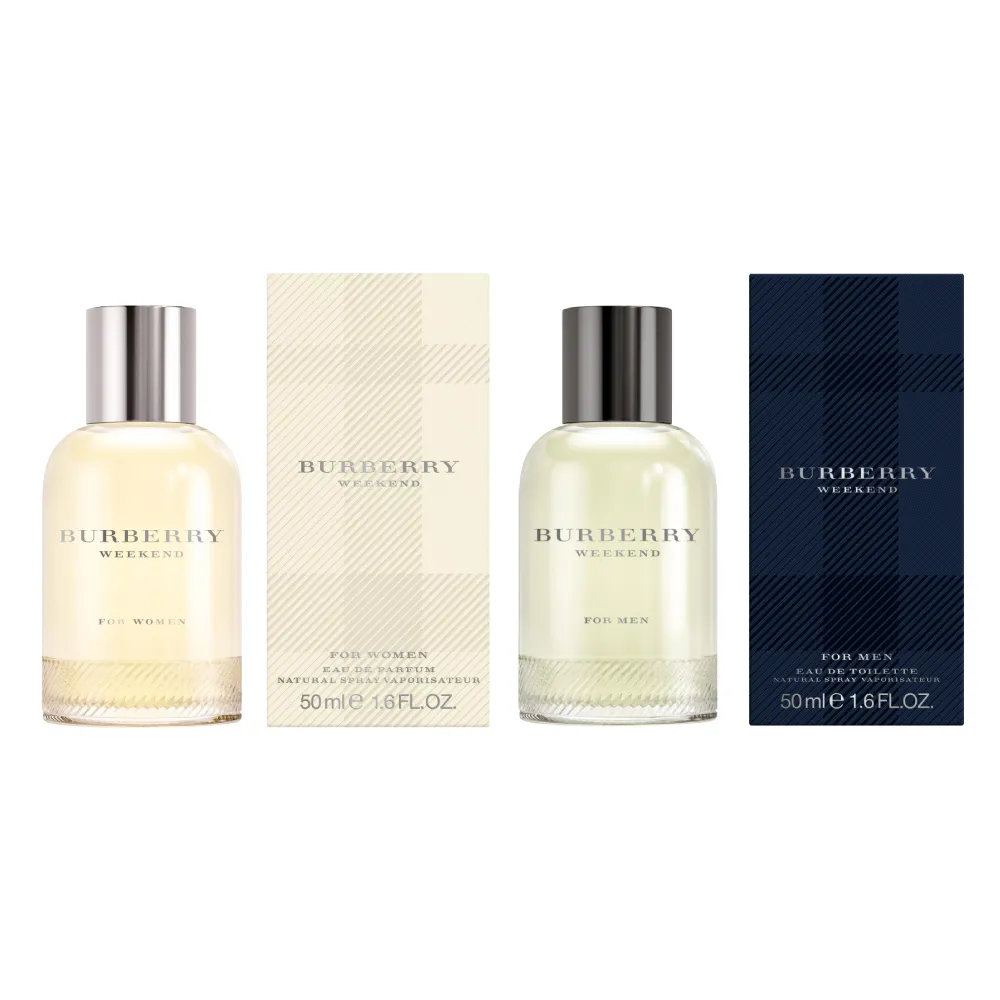 【BURBERRY 巴寶莉】週末男性淡香水/週末女性淡香精 50ml(多款任選)