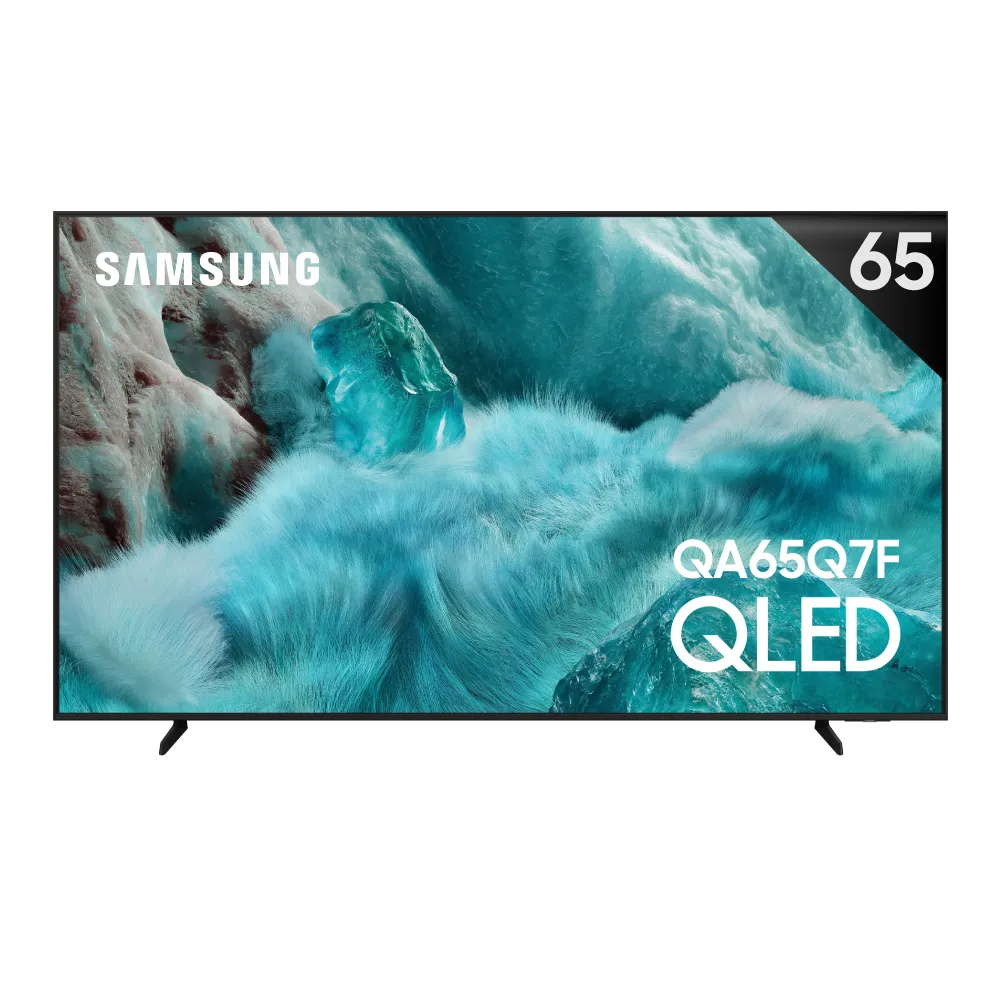 【Samsung 三星】65型 4K QLED AI 智慧顯示器 65Q7F 壁掛安裝(QA65Q7FAAXXZW)