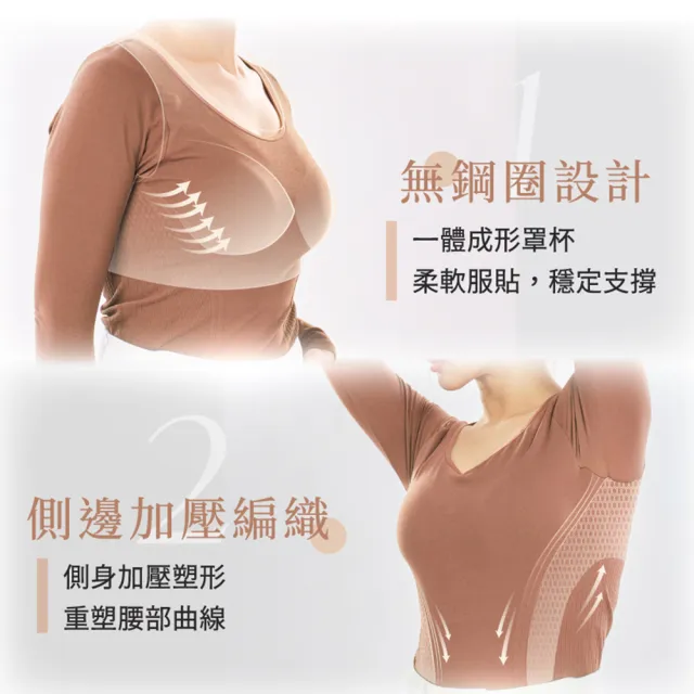 【PP 石墨烯】石墨烯Bra Top塑崩體雕衣2件(循環塑身衣)