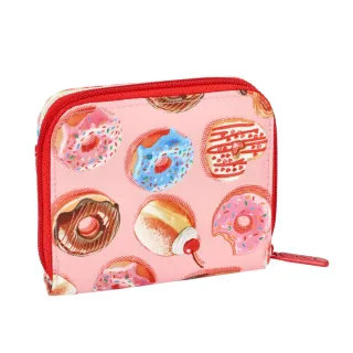 【Lesportsac】2026秋季新品 Claire Wallet ㄇ字拉鍊零錢包(6505) 爆糖甜甜圈