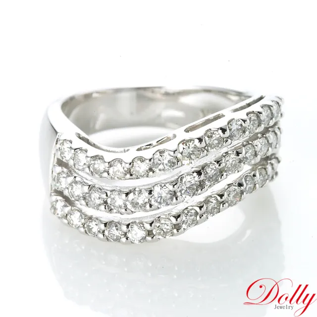 【DOLLY】買一送一 14K金 天然鑽石0.80克拉F/VS求婚戒指 高級訂製珠寶 奢華質感 浪漫送禮