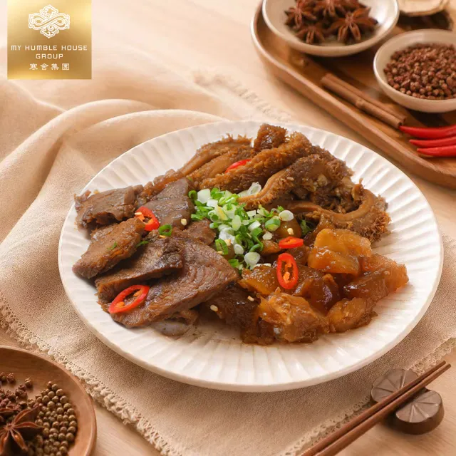 【寒舍集團】滷牛三寶拼盤 3入組/每入350g (寒舍 牛三寶 經典美食 )