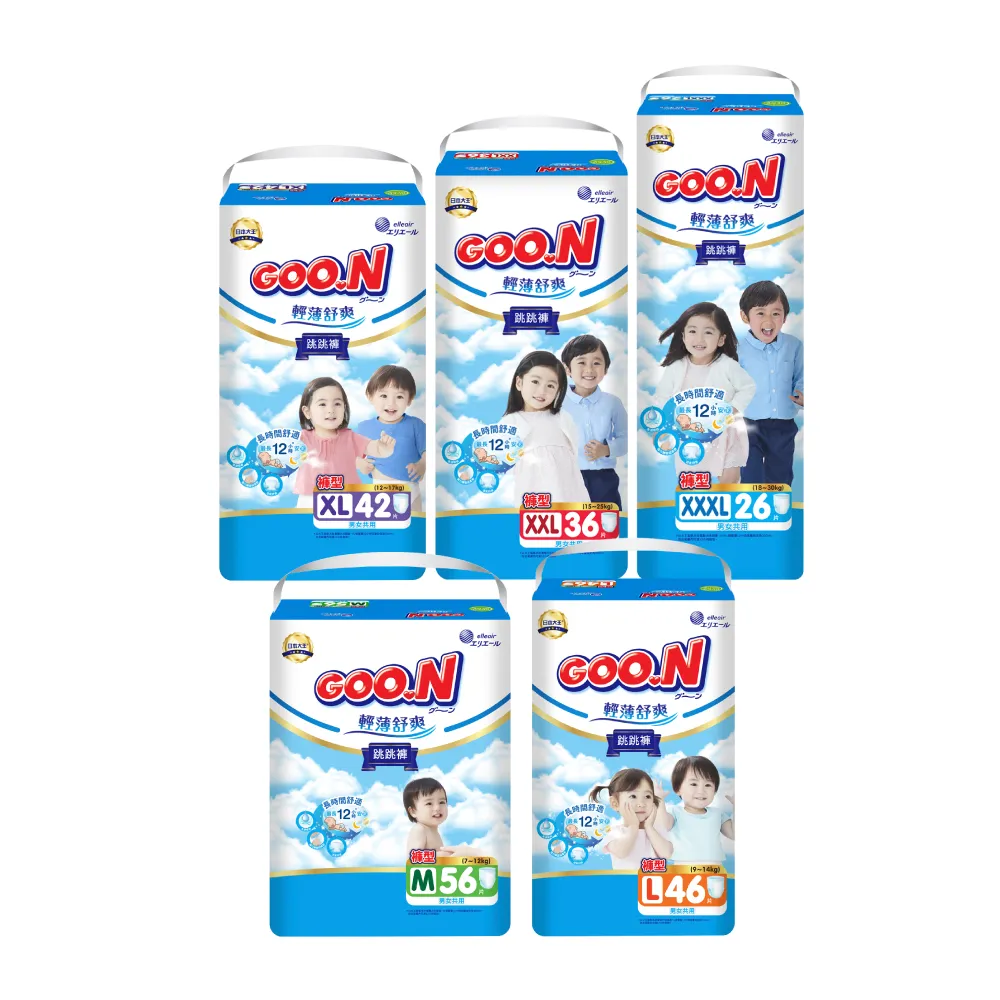 VIP【GOO.N】日本大王 輕薄舒爽 褲型紙尿褲M
