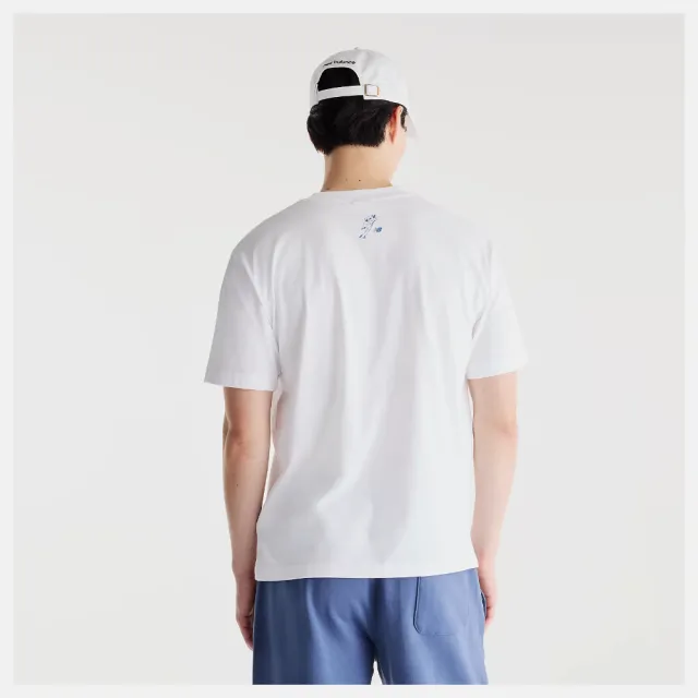 【NEW BALANCE】NB 短袖上衣 男 大谷翔平 美規 白 MT62W3EEWT