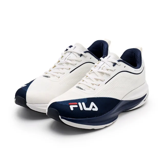 【FILA】Neo Propulsion 男慢跑鞋-白/丈青 (1-J909A-131)