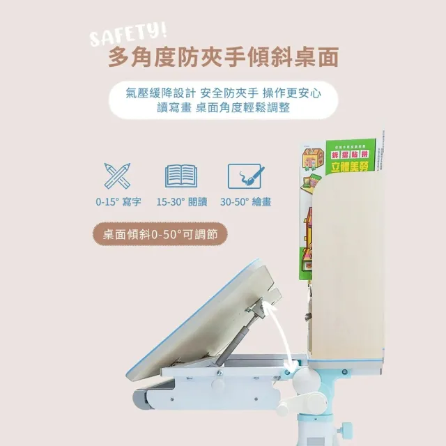 【成長天地】100cm桌面 兒童書桌椅ME301+AU316(書桌椅 升降桌椅 成長桌椅 兒童桌椅)