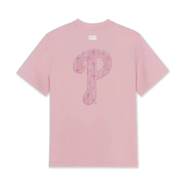 【MLB】背後大Logo短袖T恤 Monogram系列 道奇/洋基/費城人隊 (3ATSM1364-三款任選)