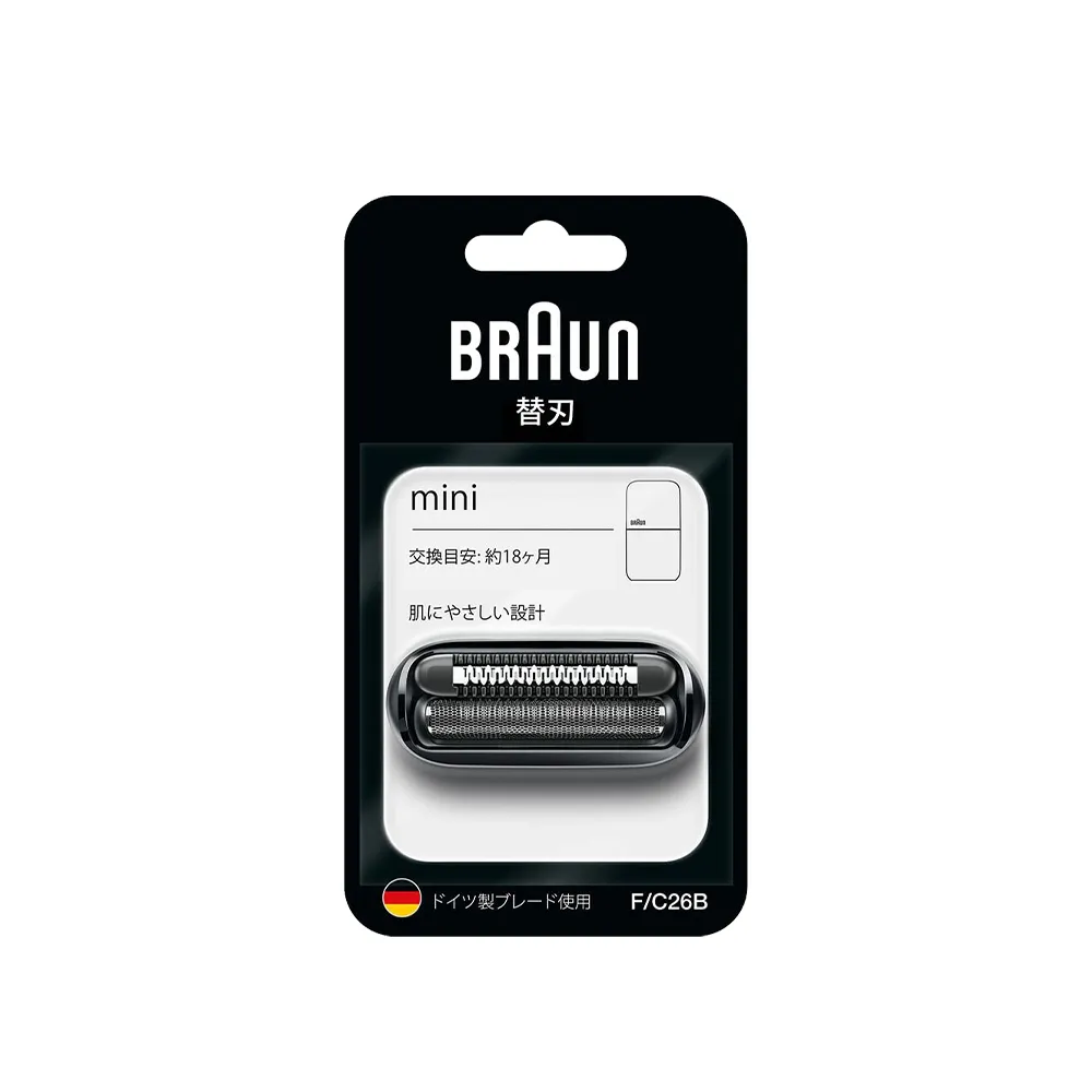 【BRAUN 百靈】刀頭刀網組 F/C26B 子彈口袋機適用 M1010/M1011/M1012(德國原裝公司貨) M系列