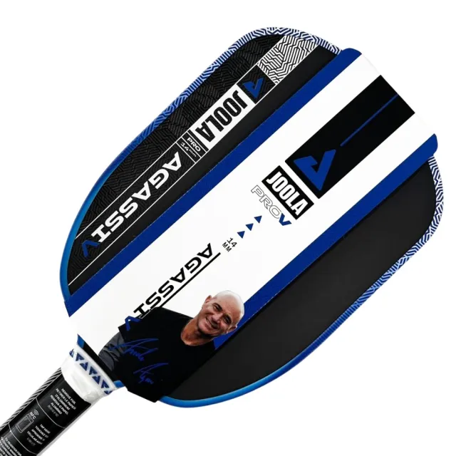 JOOLA全場網球背景型AGASSI PRO V AGASSI ROYAL 14mm匹克球拍藍(600589)