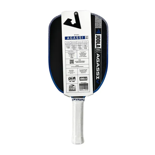 JOOLA全場網球背景型AGASSI PRO V AGASSI ROYAL 14mm匹克球拍藍(600589)