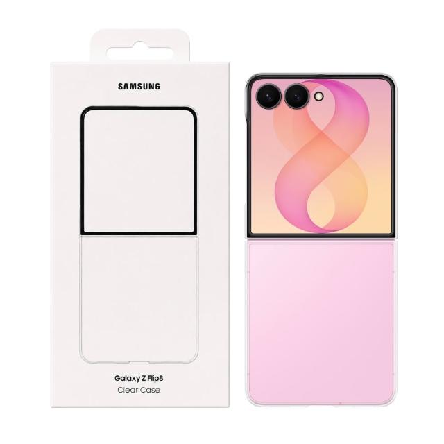 【Samsung 三星】Galaxy Z Flip8 原廠透明保護殼 (EF-QF776)