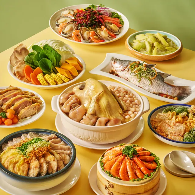 【海霸王】海輕鬆呷懷念料理5人桌菜(假日不加價)YOUBON