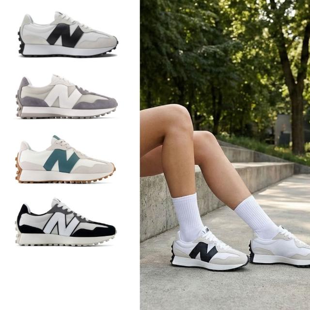 【NEW BALANCE】NB 327復古鞋/運動鞋_MS327CWB-D_U327LND-D_灰白黑/灰白色(327系列)
