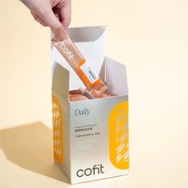 【Cofit】酵素複合益生菌 300億LAB2PRO專利菌 19種酵素 幫助消化(30包/盒)3入組