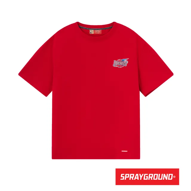 【SPRAYGROUND】美國職籃聯盟火箭隊T-shirt(紅色)