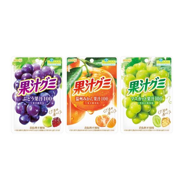 【Meiji 明治】果汁QQ軟糖(多種口味任選)
