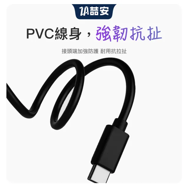 【ZA 喆安】USB3.2 Gen2 10G Type-C充電線20cm USB-A to Type-C傳輸線 適用iPhone 17/筆電/手機快充線