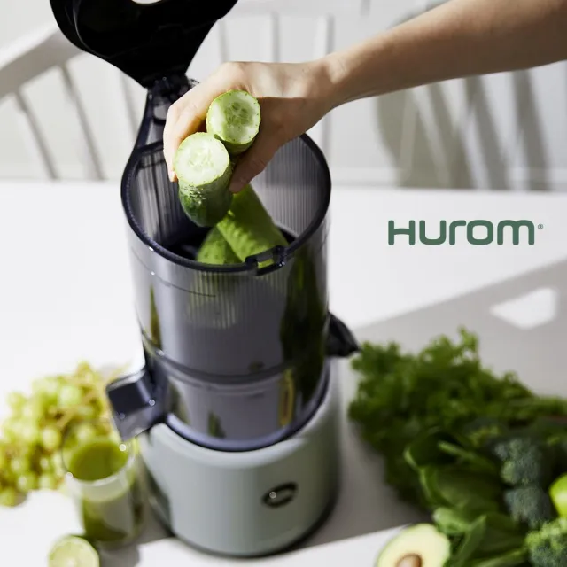 【HUROM】智能慢磨蔬果機(H-300E-IBBC03/BG/亞麻灰)