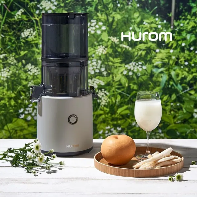 【HUROM】智能慢磨蔬果機(H-300E-IBBC03/BG/亞麻灰)