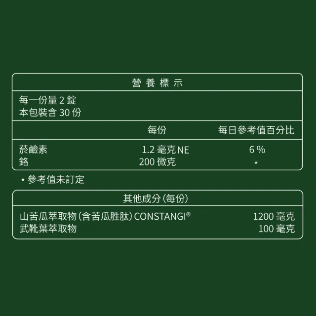 【大研生醫】山苦瓜胜月太雙層緩釋錠2入組(共120錠.陳美鳳代言-1200mg山苦瓜萃取.武靴葉.鉻)