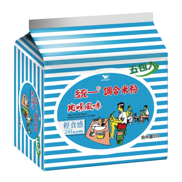 【統一麵】統一調合米粉肉燥風味5入/組(中元)