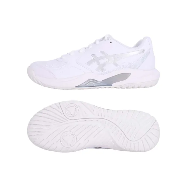 【asics 亞瑟士】GEL-DEDICATE 9 女網球鞋-D-寬楦 訓練 亞瑟士(1042A315-101)