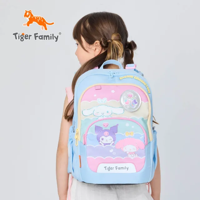 【Tiger Family】捷樂超輕量護脊書包-三麗鷗 寶可夢 皮卡丘(中低年級110-140CM適用 穩站不倒大容量)