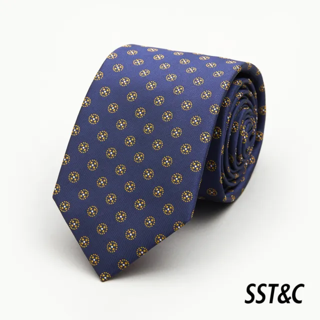 【SST&C】男款 圖騰領帶7CM 1912203027(雙11精選)