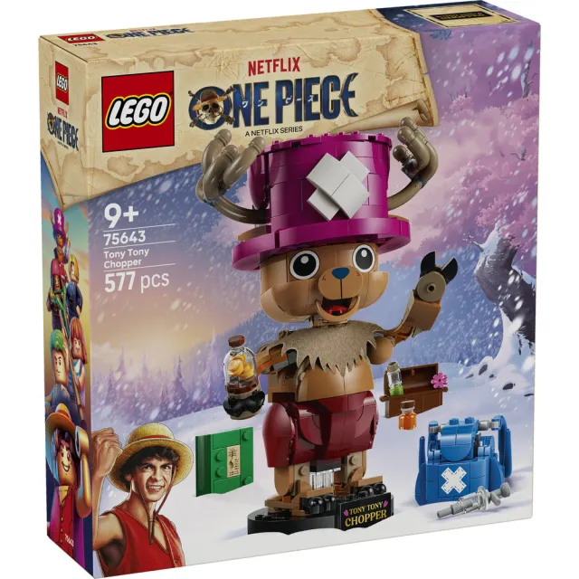【LEGO 樂高】航海王系列 75643 多尼多尼喬巴(航海王 居家擺設 禮物 玩具)