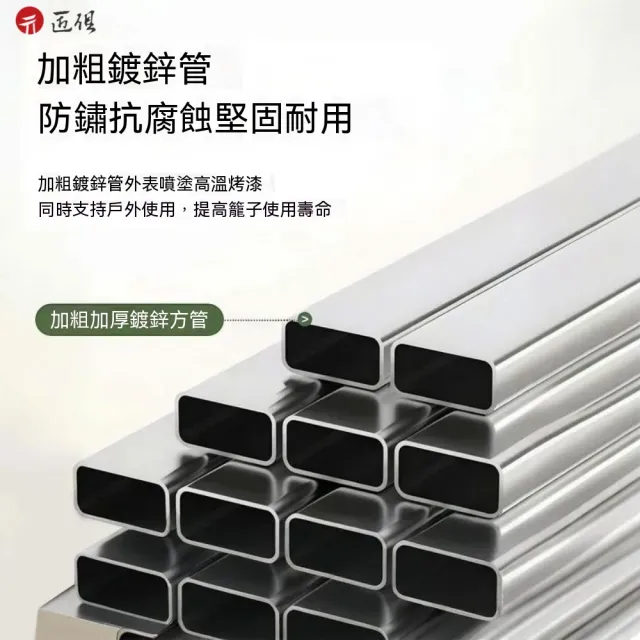 【匠俱】日系家具風方管狗籠/頂部置物室內狗狗籠子/帶鎖萬向輪寵物圍欄70*50*75cm(贈托盤/四色可選)