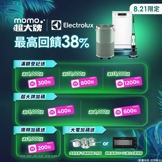 【Electrolux 伊萊克斯】Well Q6 無線吸塵器(WQ61-1EDBF拋光滾刷版)