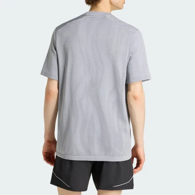 【adidas 愛迪達】Adidas TECH APP SEAM T 男款 灰色 運動 舒適 健身 訓練 短袖 KS1248
