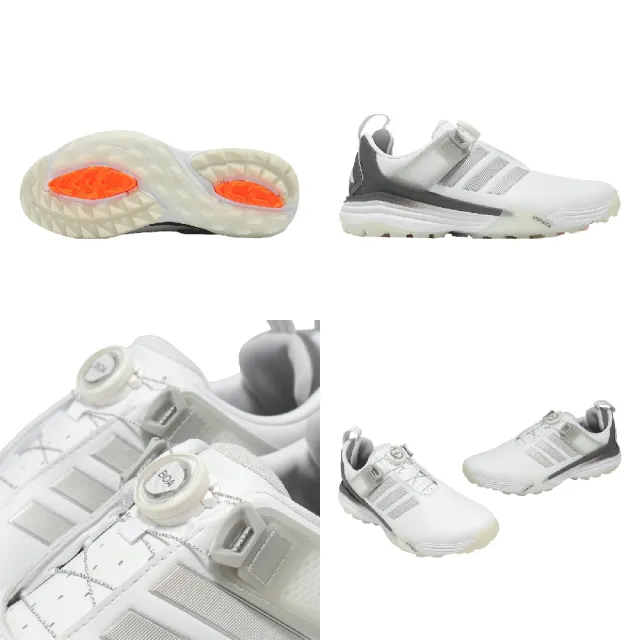 【adidas 愛迪達】高爾夫球鞋 Adipower 26 SL Boa 男鞋 防水 寬楦 白 無釘 JS4140