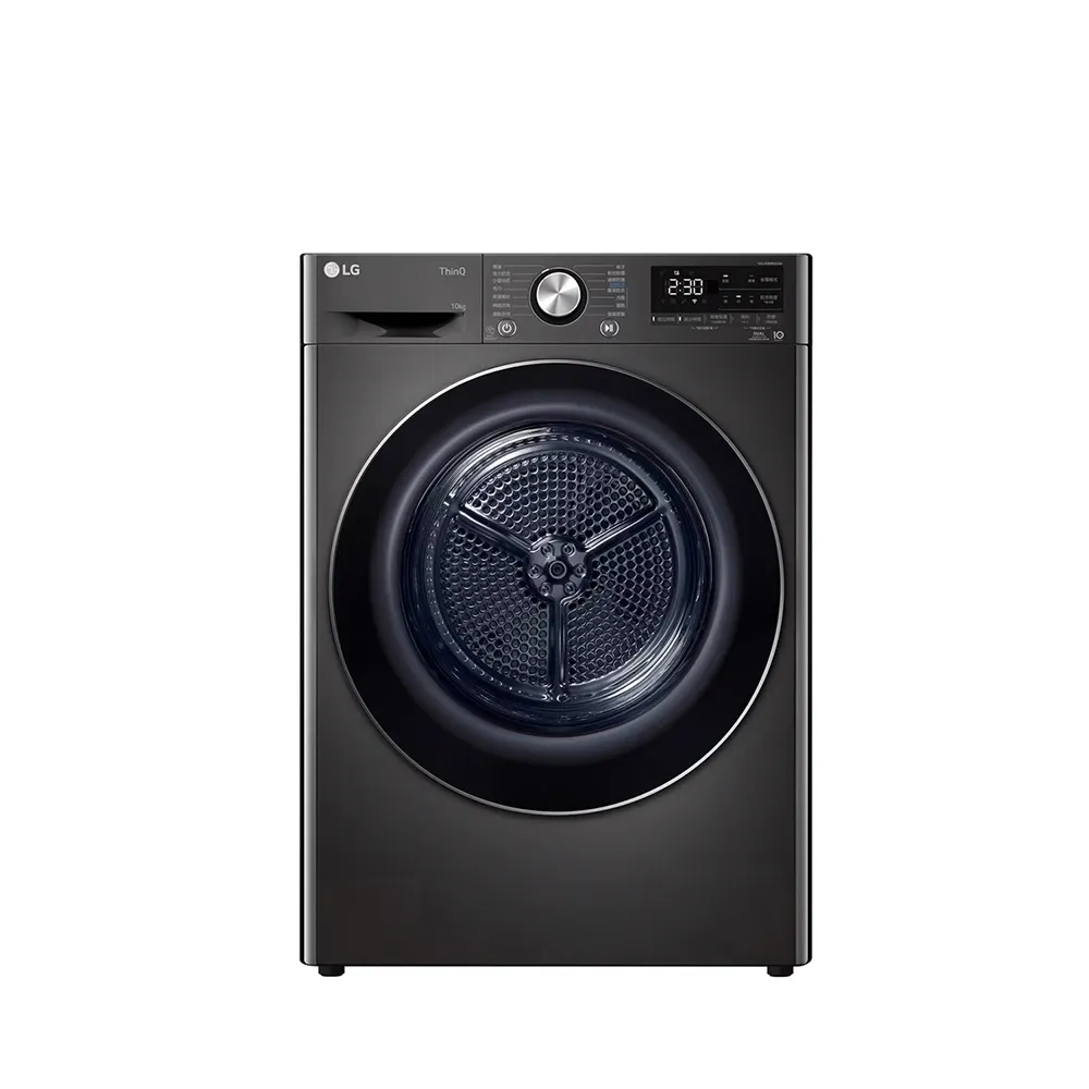 【LG 樂金】家電快配10公斤◆免曬衣乾衣機(熱泵除濕式/尊爵黑WR-100VB)