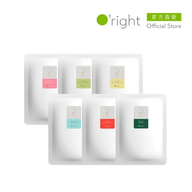 【O’right 歐萊德】R-Pack洗髮精補充包600ml*2入(超值環保包 多款任選 各種頭皮與髮質適用)