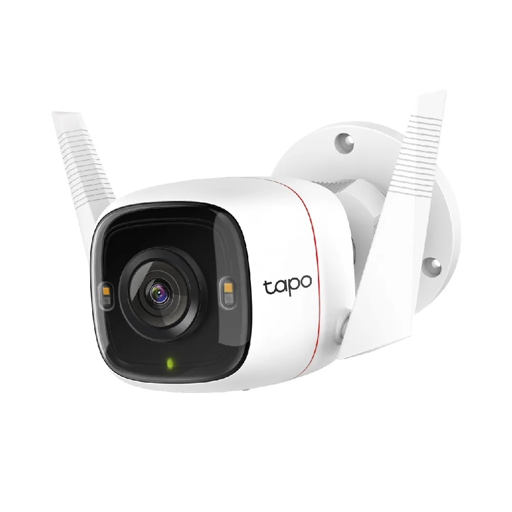 (128G記憶卡組)【TP-Link】Tapo C320WS 真2K 400萬畫素戶外無線網路攝影機/ IP CAM(全彩夜視/IP66防水)