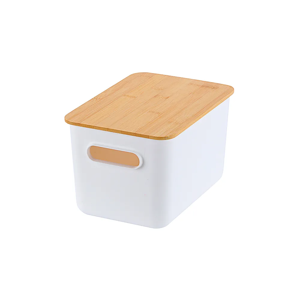【KEYWAY 聯府】日式2號竹蓋收納盒-6入(收納箱 日式 無印風 MIT台灣製造)