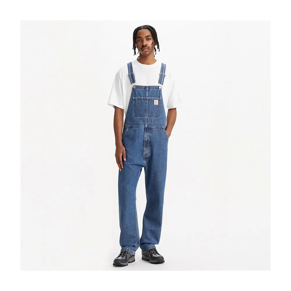 【LEVIS】Workwear工裝系列 男款 OVERALL工裝吊帶丹寧牛仔褲 熱賣單品 79107-0027