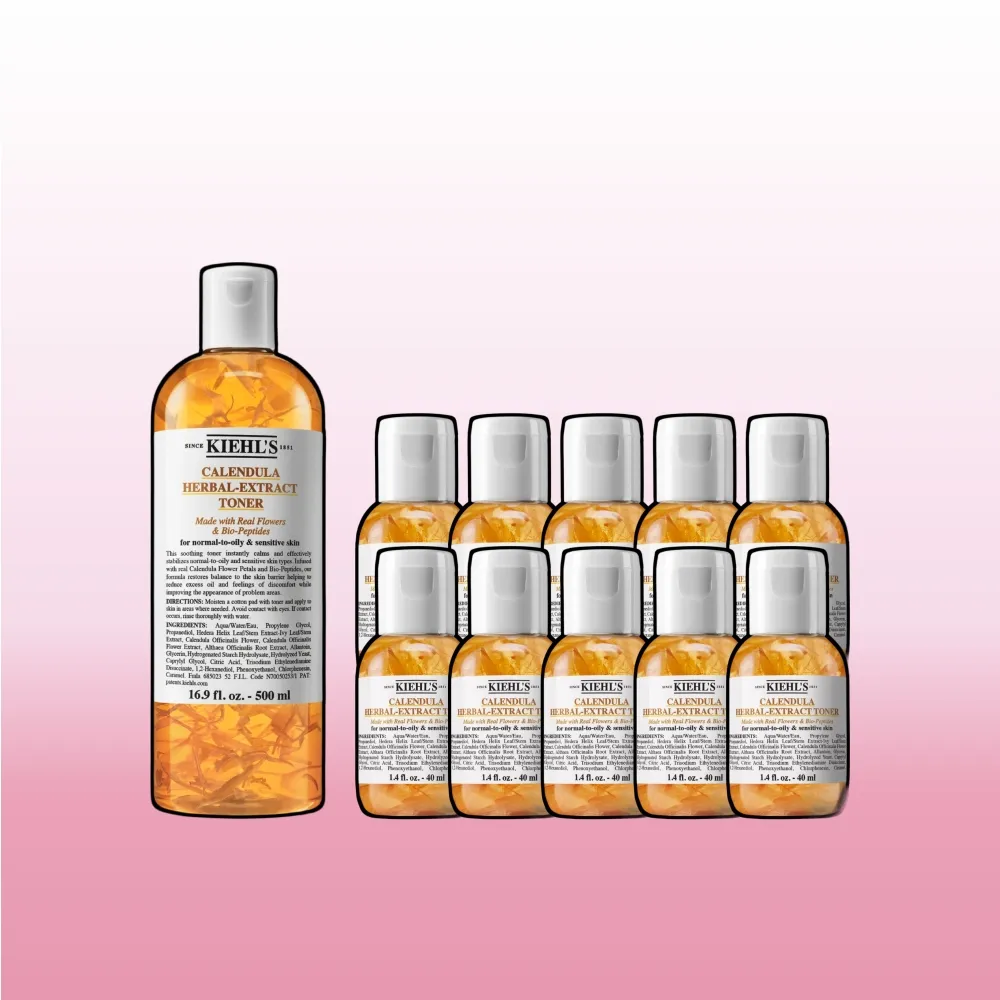 【Kiehl’s 契爾氏】官方直營 金盞花植物精華化妝水500ml(Kiehl’s/  大瓶裝)