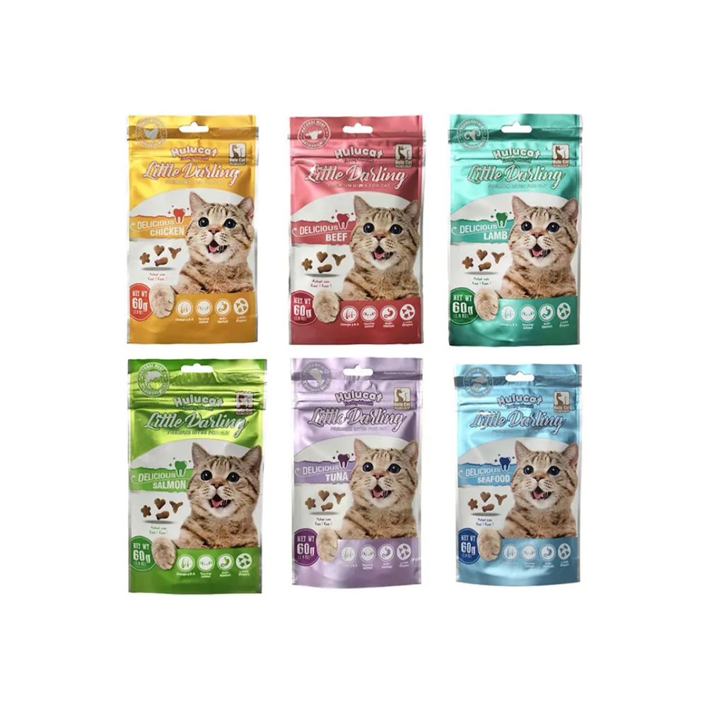 【Hulucat】卡滋化毛潔牙餅60g*12入(貓點心/貓零食/貓餅乾/化毛排毛)