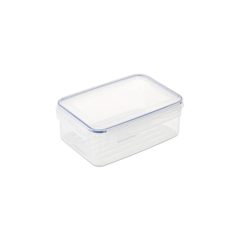 【KEYWAY 聯府】環扣長型保鮮盒450ml+3400ml-3入組合(MIT台灣製造)