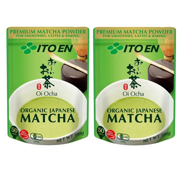 【伊藤園】Oi Ocha 有機抹茶粉100gX2入組