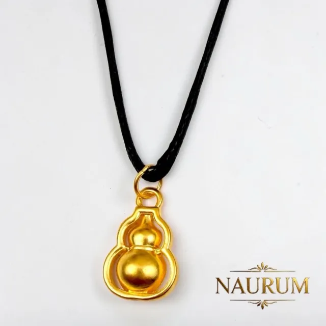 (NAURUM)黃金墜飾藏福聚祿0.08錢附贈皮繩